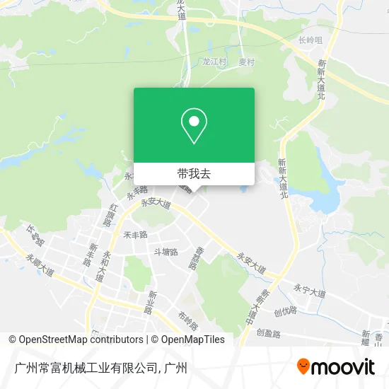 广州常富机械工业有限公司地图