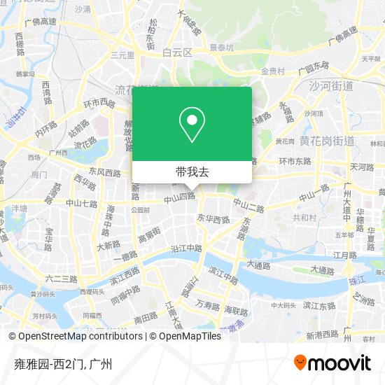 雍雅园-西2门地图