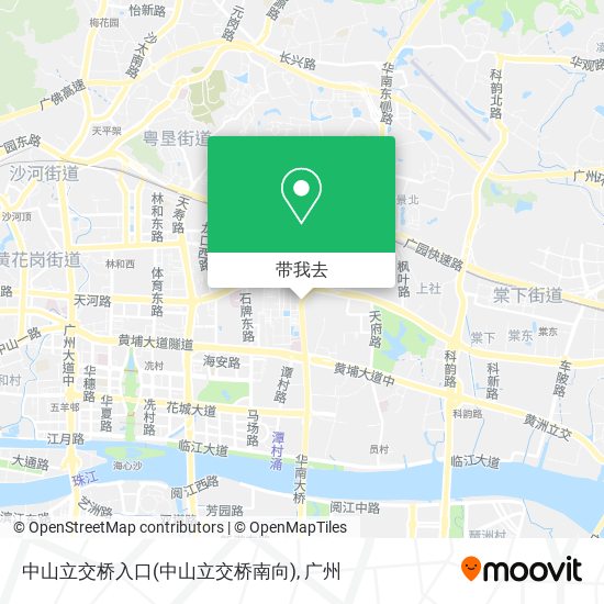 中山立交桥入口(中山立交桥南向)地图