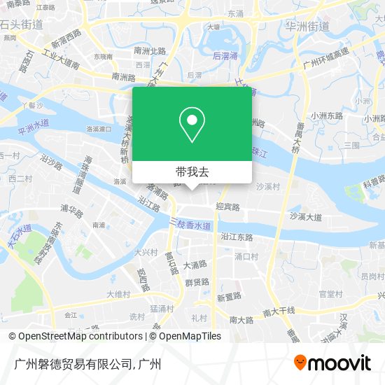 广州磐德贸易有限公司地图