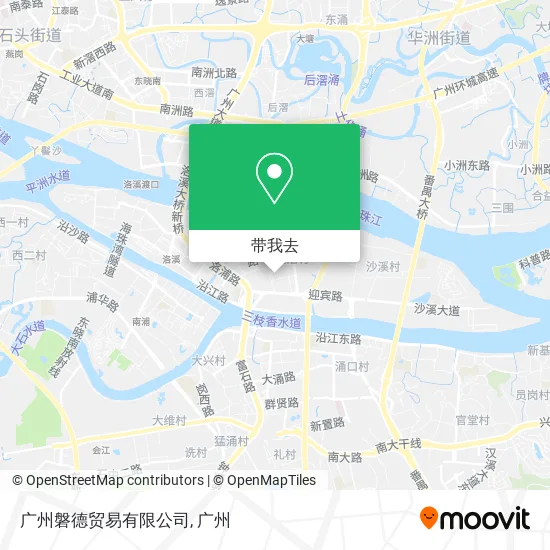 广州磐德贸易有限公司地图