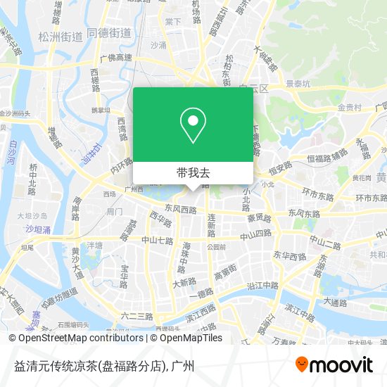 益清元传统凉茶(盘福路分店)地图