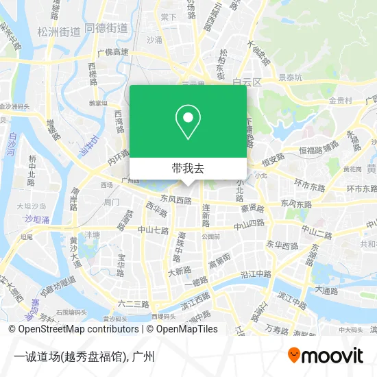 一诚道场(越秀盘福馆)地图
