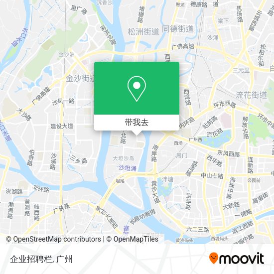 企业招聘栏地图