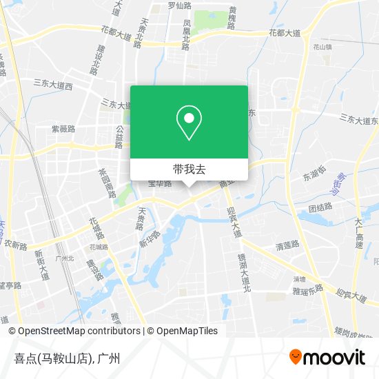 喜点(马鞍山店)地图
