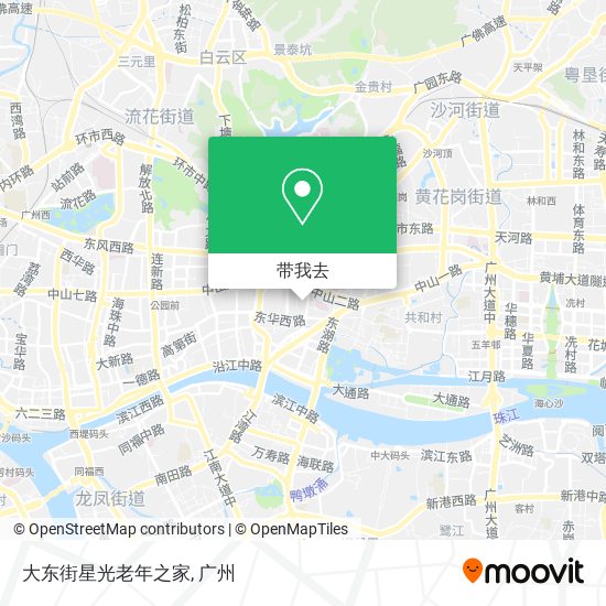 大东街星光老年之家地图
