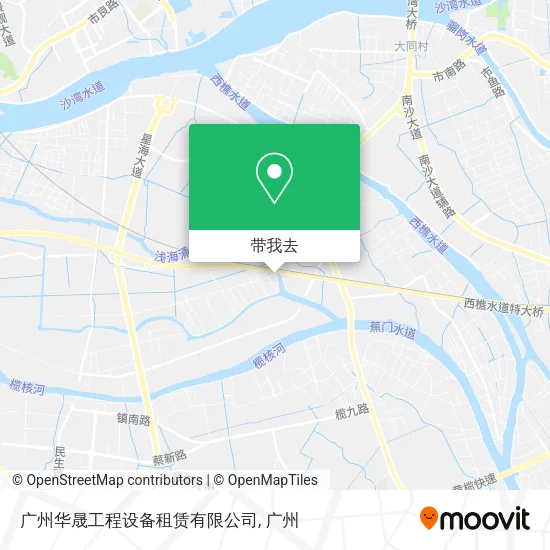 广州华晟工程设备租赁有限公司地图