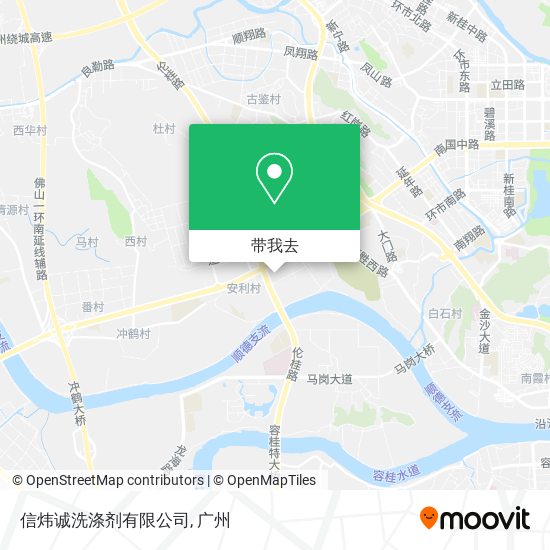 信炜诚洗涤剂有限公司地图