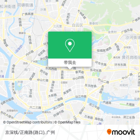 京深线/正南路(路口)地图