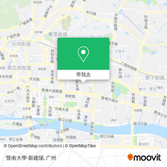 暨南大學-新建陽地图