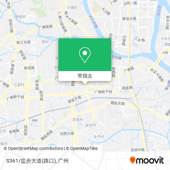 S361/盐步大道(路口)地图