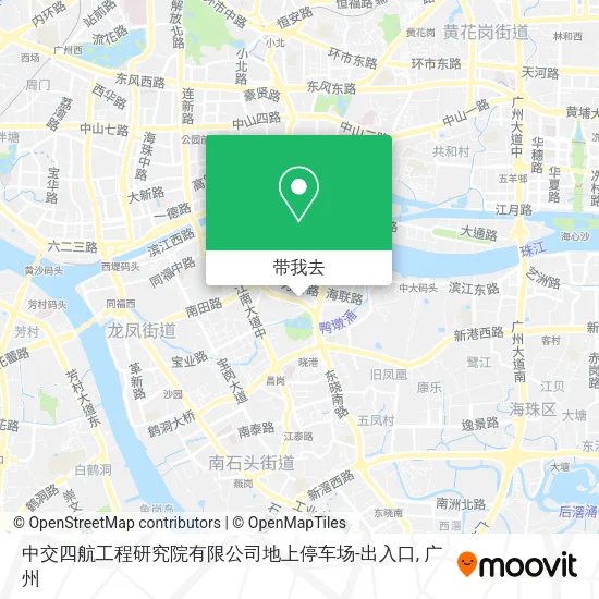 中交四航工程研究院有限公司地上停车场-出入口地图