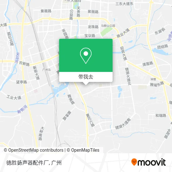德胜扬声器配件厂地图
