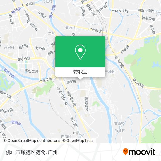 佛山市顺德区德食地图