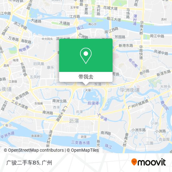 广骏二手车B5地图
