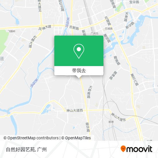 自然好园艺苑地图