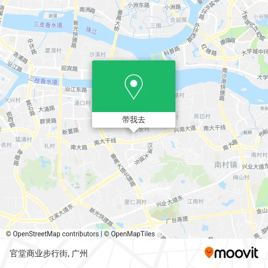 官堂商业步行街地图