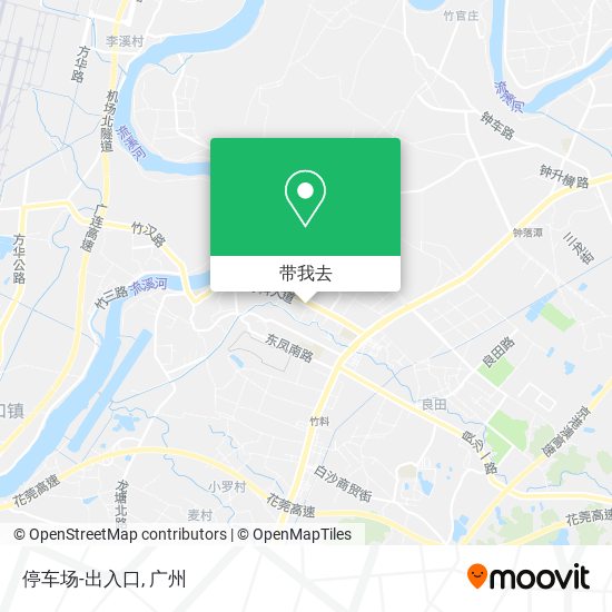 停车场-出入口地图