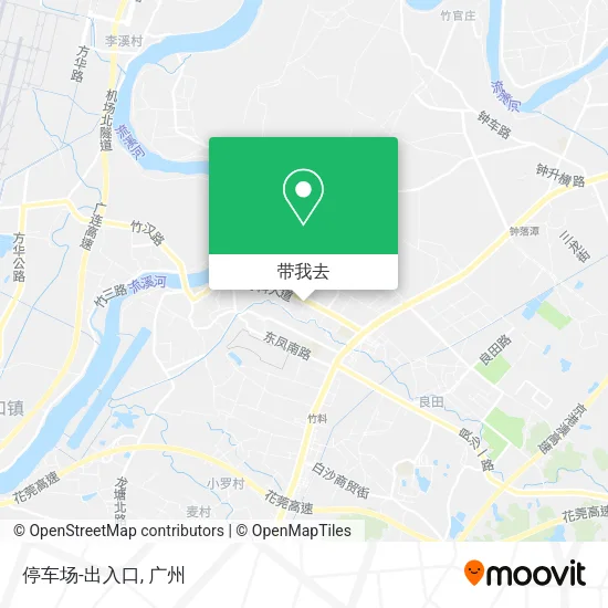 停车场-出入口地图