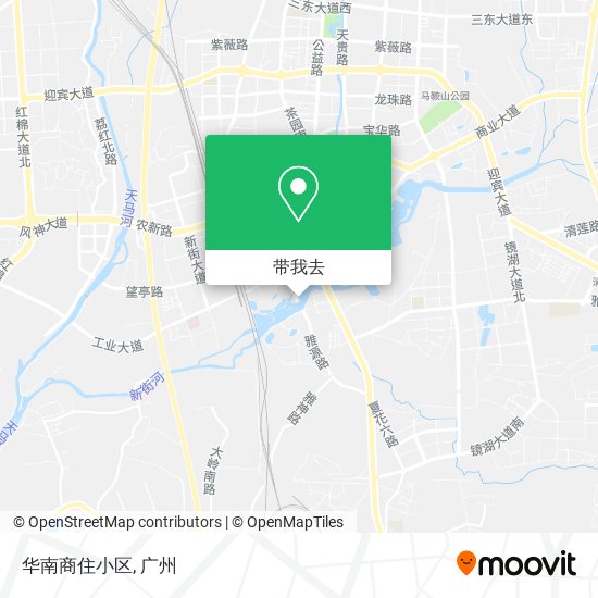 华南商住小区地图