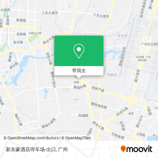 新东豪酒店停车场-出口地图