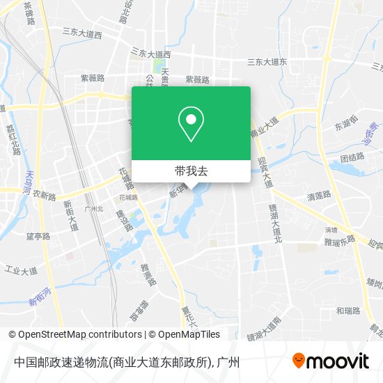 中国邮政速递物流(商业大道东邮政所)地图