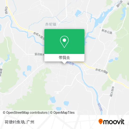 荷塘钓鱼场地图