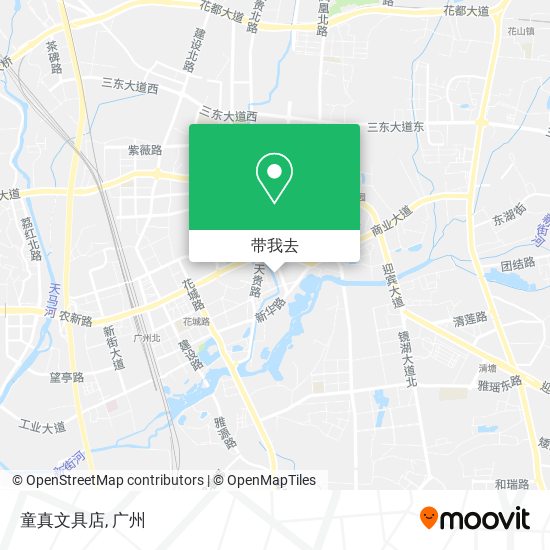 童真文具店地图