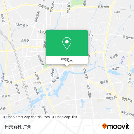 田美新村地图
