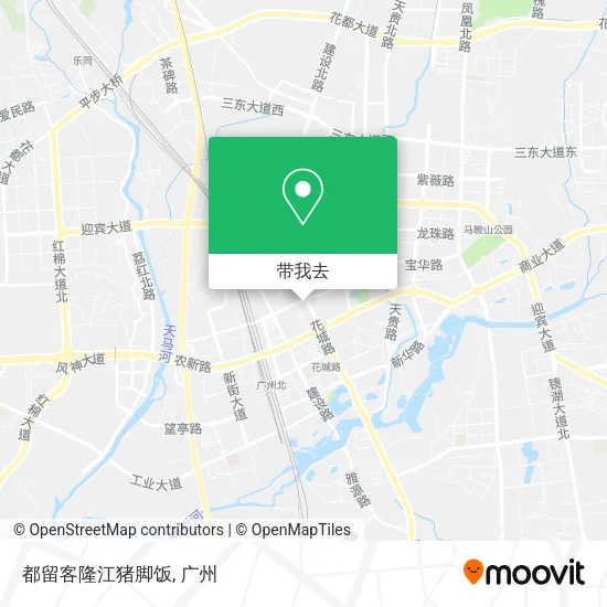 都留客隆江猪脚饭地图