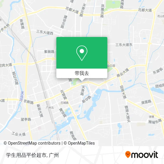 学生用品平价超市地图