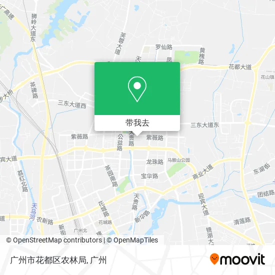 广州市花都区农林局地图