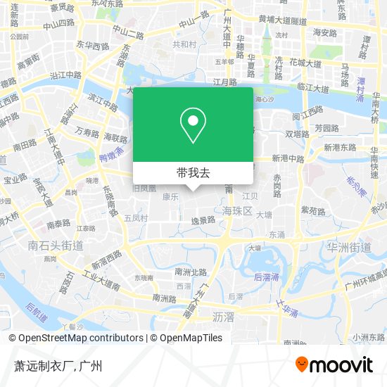 萧远制衣厂地图