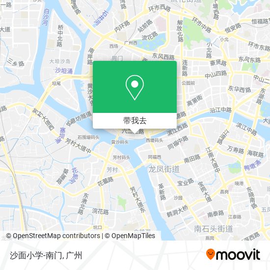 沙面小学-南门地图