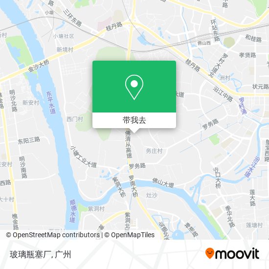 玻璃瓶塞厂地图