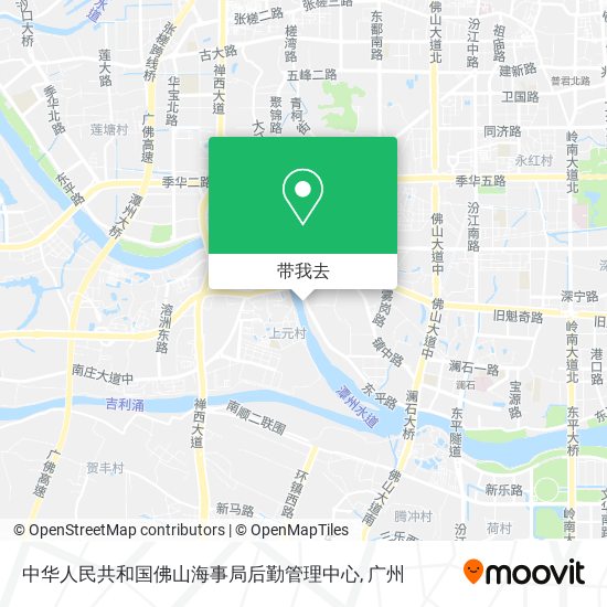 中华人民共和国佛山海事局后勤管理中心地图