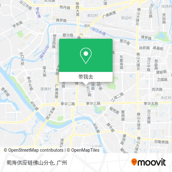 蜀海供应链佛山分仓地图