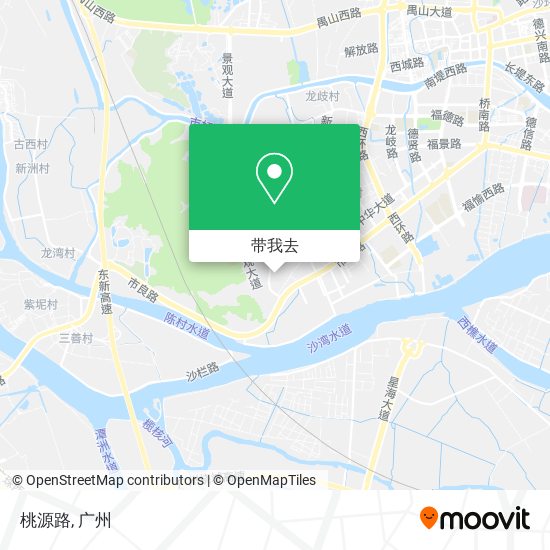 桃源路地图