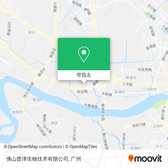 佛山普津生物技术有限公司地图