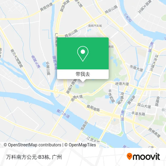 万科南方公元-B3栋地图