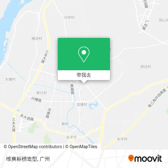 维爽标榜造型地图