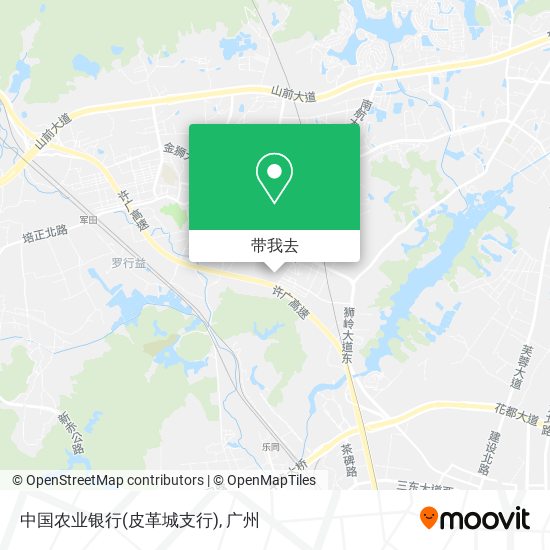 中国农业银行(皮革城支行)地图