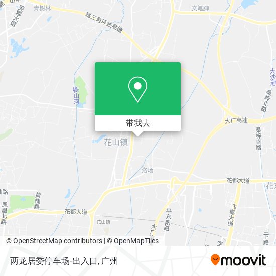 两龙居委停车场-出入口地图