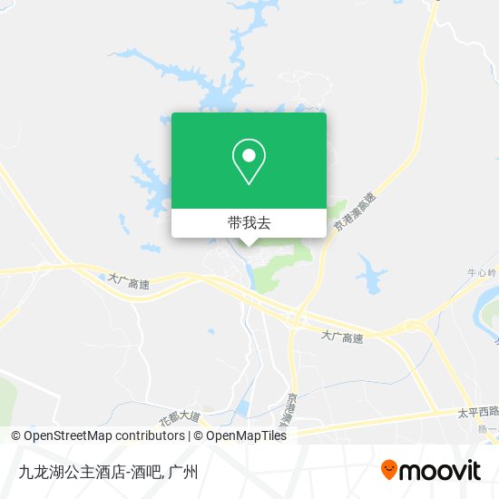 九龙湖公主酒店-酒吧地图