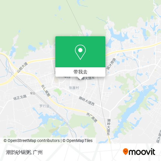 潮韵砂锅粥地图
