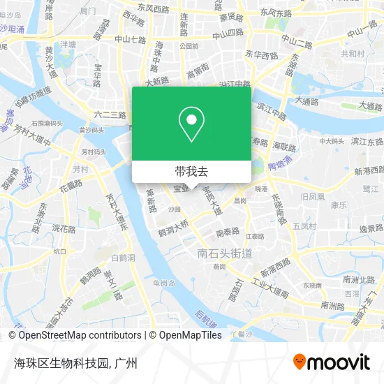海珠区生物科技园地图