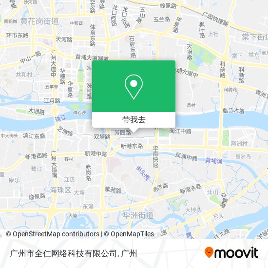 广州市全仁网络科技有限公司地图