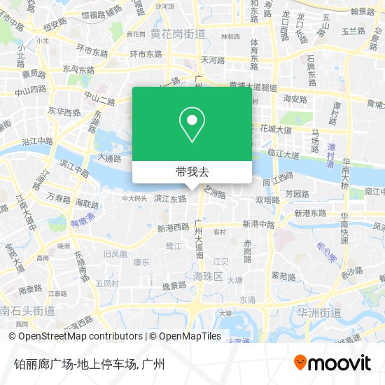 铂丽廊广场-地上停车场地图