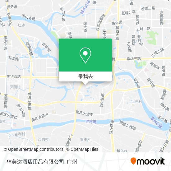 华美达酒店用品有限公司地图