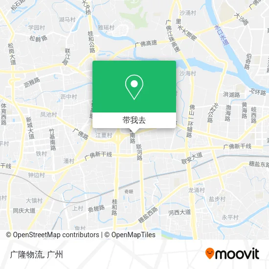 广隆物流地图